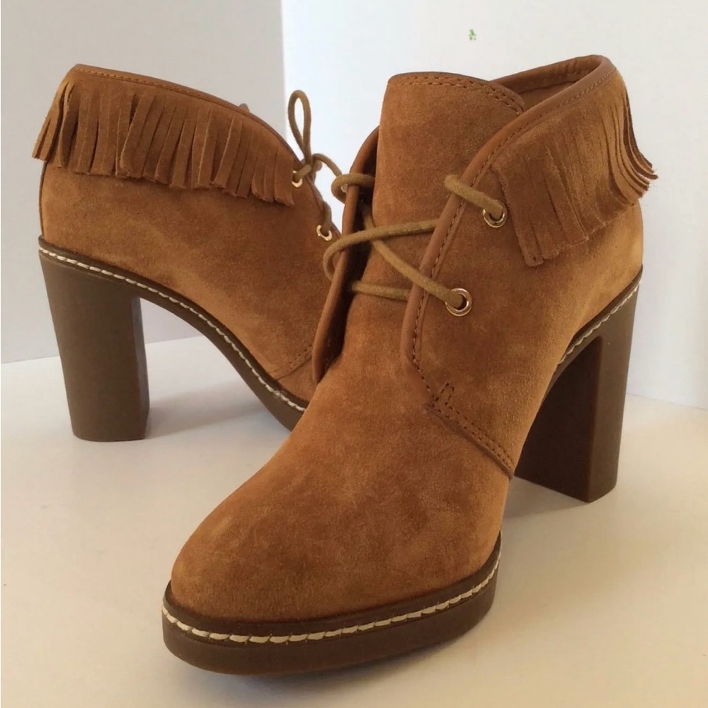 Tory Burch Hillary 100 MM Fringe Bootie size 9